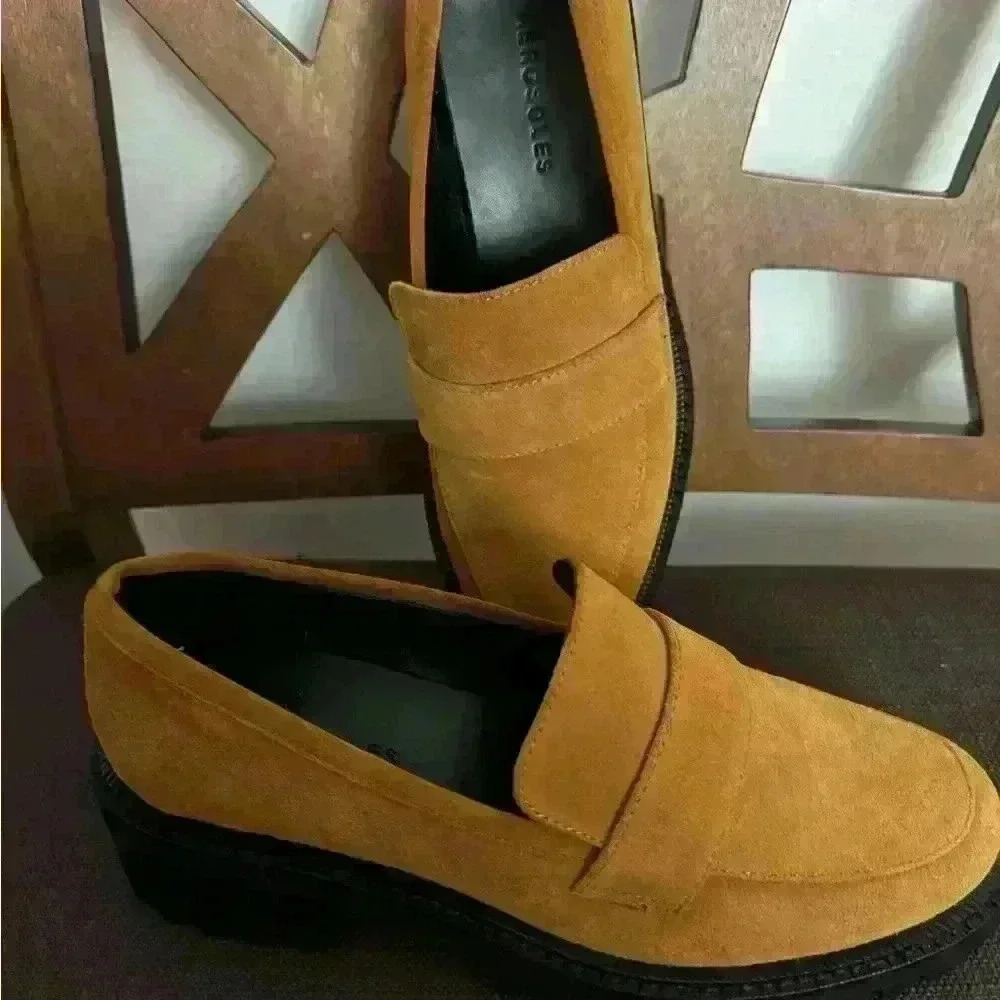 Aerosoles Rodney Women’s Suede Platform Loafer.New with out tags size 7 - Picture 4 of 12